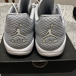 Jordan Eclipse Wolf Grey and White Sneakers